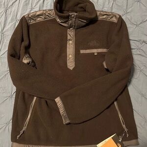 Mens The North Face Royal Arch 1/4 Snap Fleece Top Jacket Coat New